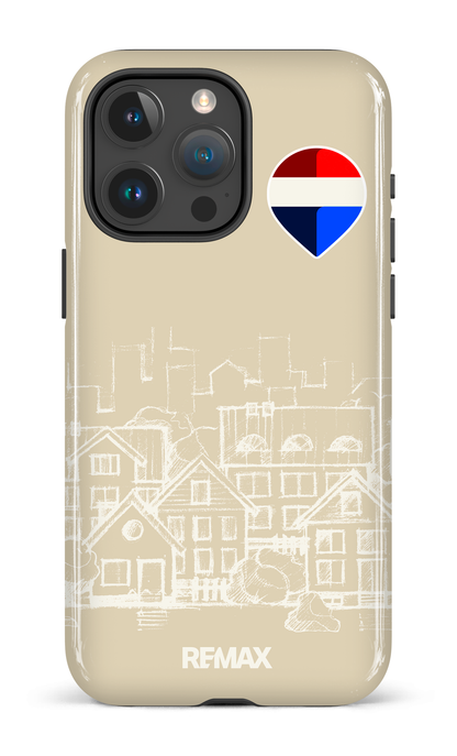 iPhone 15 Pro Max Tough Remax Sketch Crème -