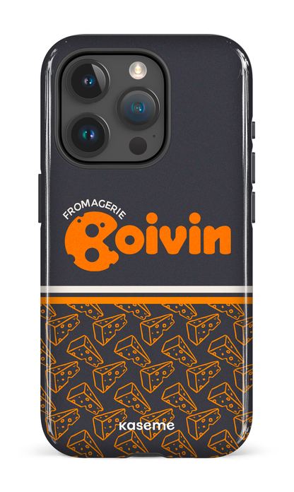 iPhone 15 Pro Tough Boivin Gris x Fromages -