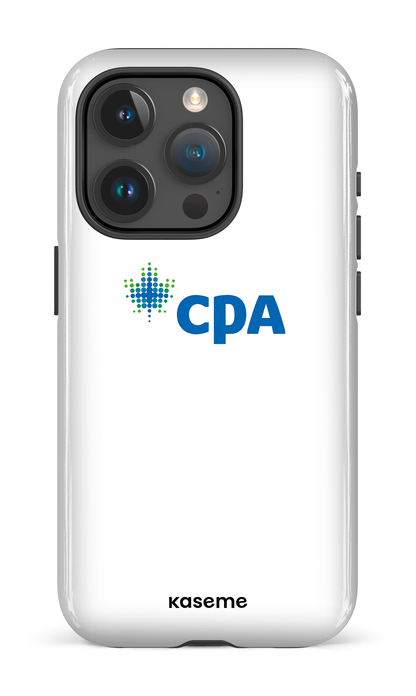 iPhone 15 Pro Tough CPA Blanc -