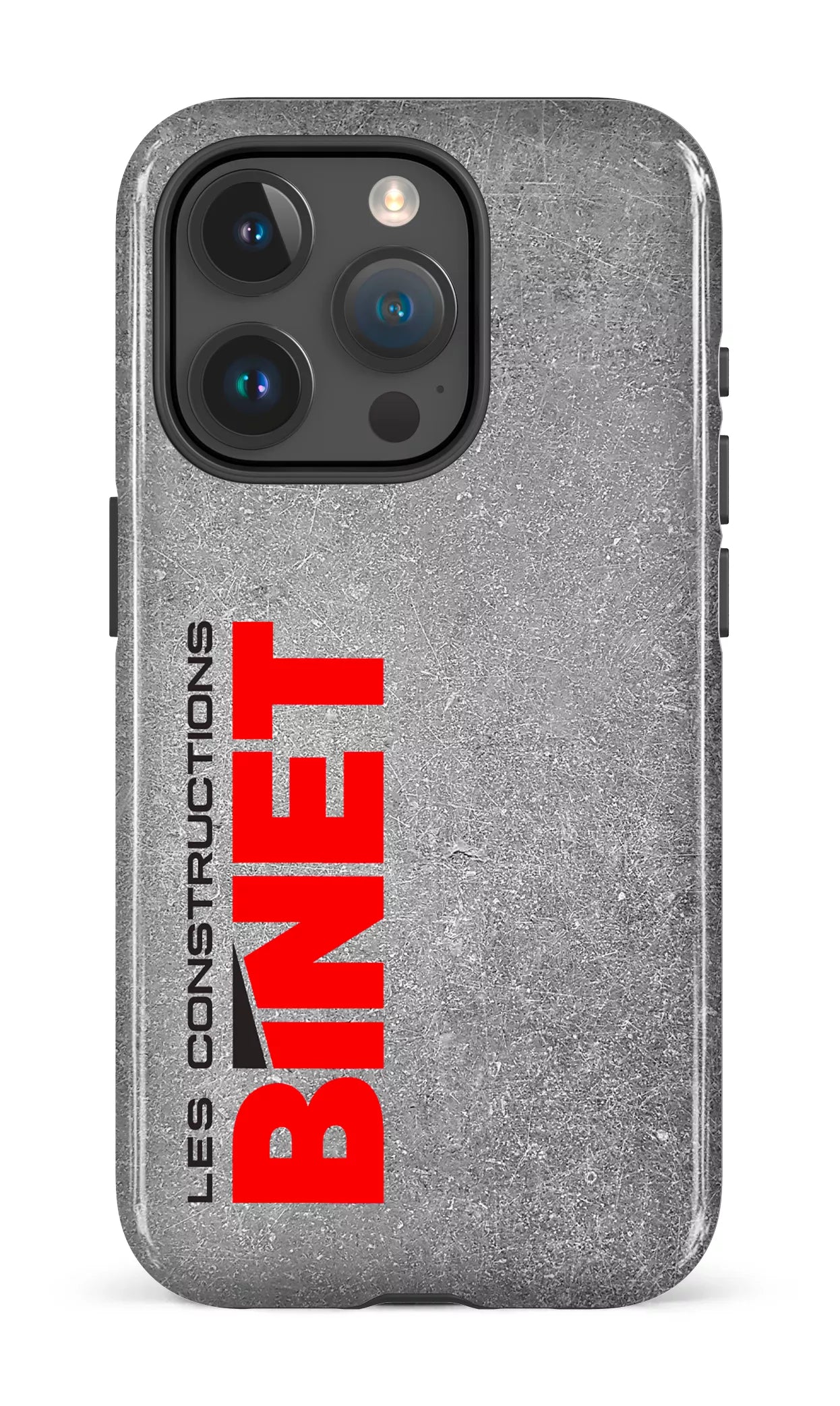 iPhone 15 Pro Tough Constructions Binet Gris -