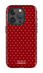 iPhone 15 Pro Tough Ditsy Rouge x Mallette -