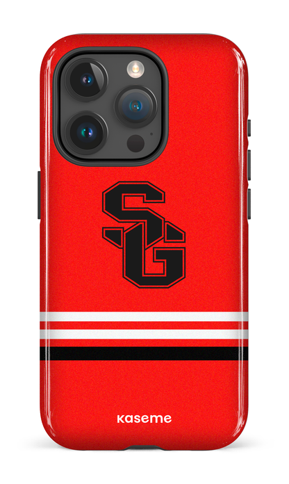 iPhone 15 Pro Tough Dragons PSG Rouge -