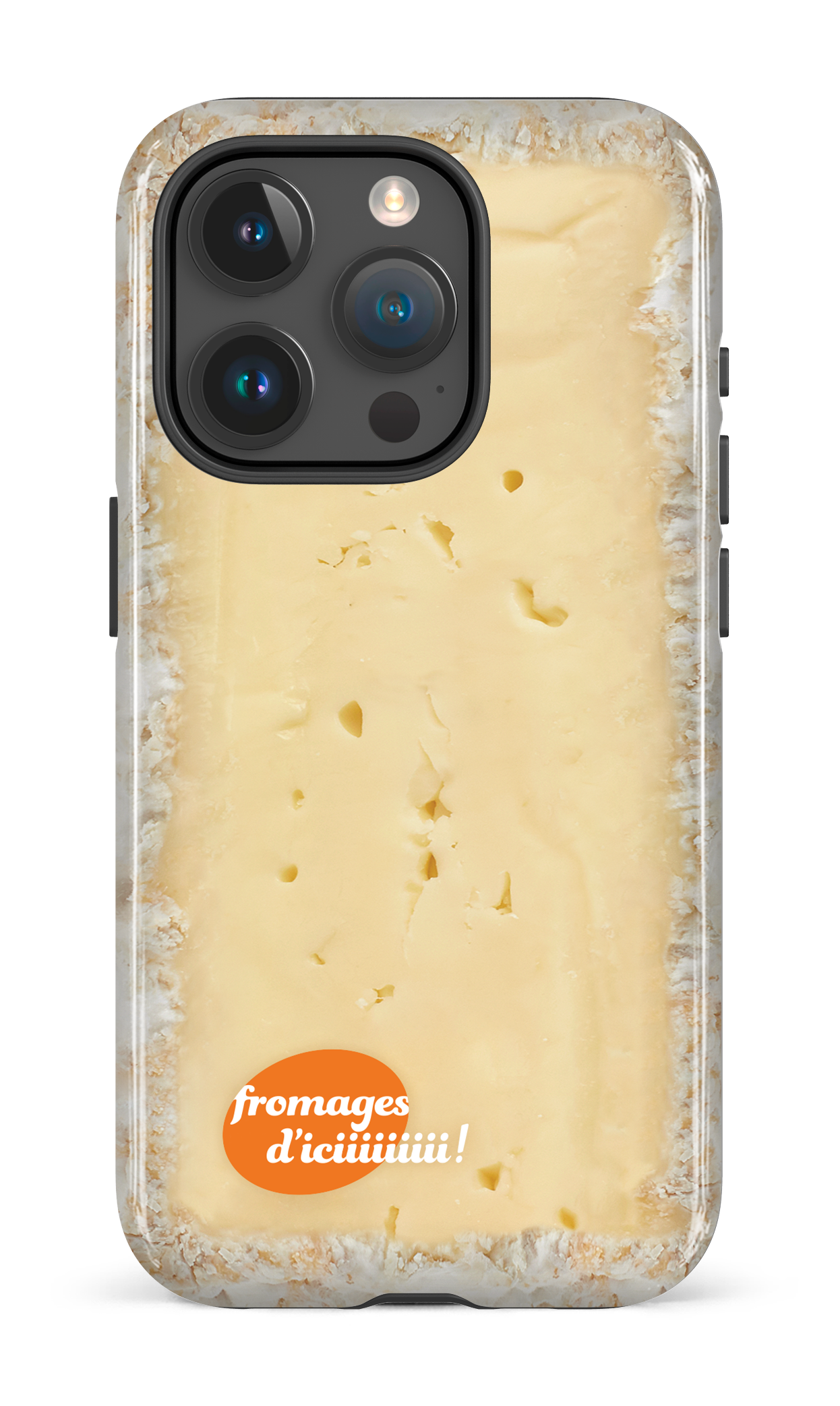 iPhone 15 Pro Tough Fromage Brie Logo -
