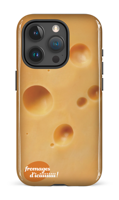 iPhone 15 Pro Tough Fromage Suisse Logo -