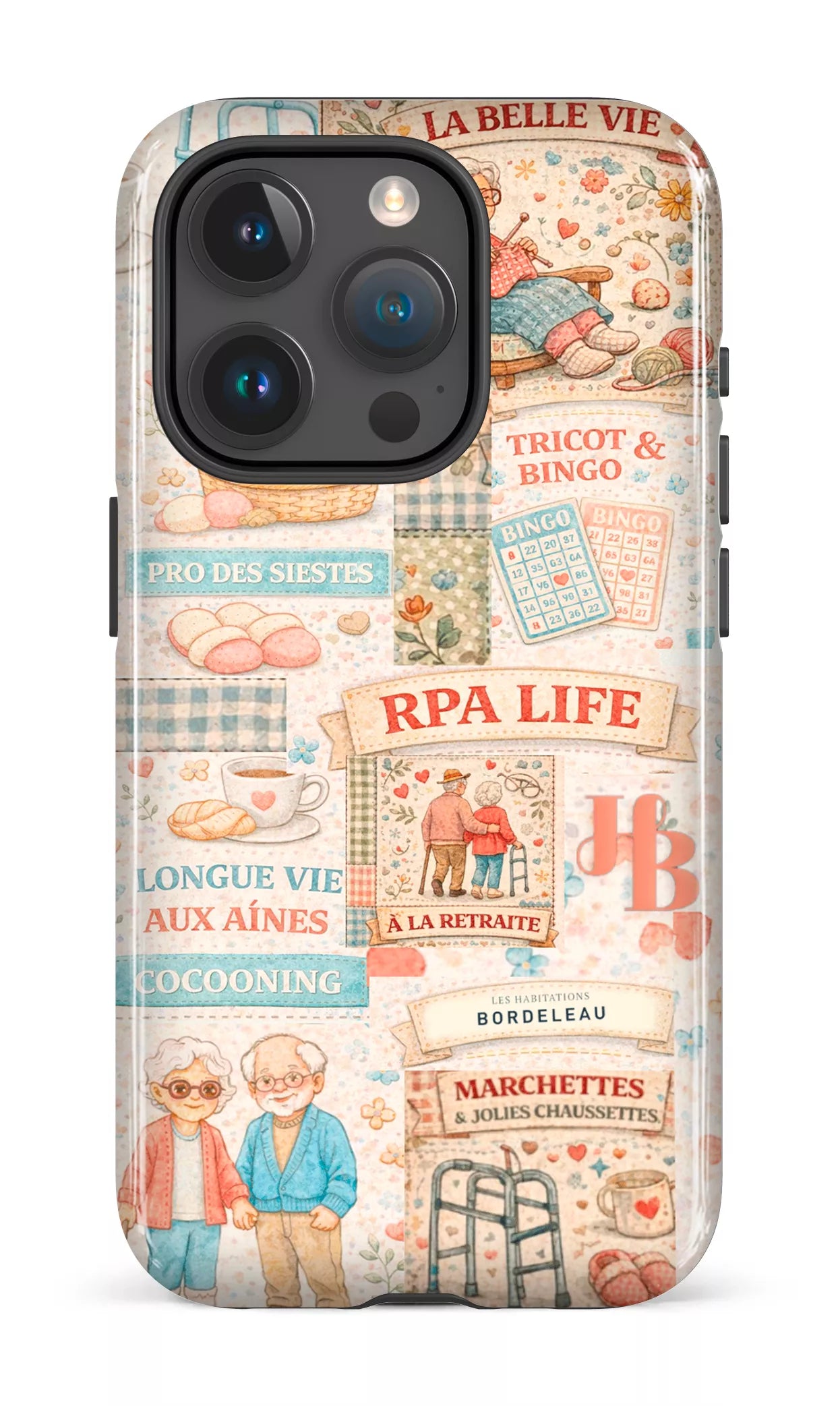 iPhone 15 Pro Tough HB Courtepointe -