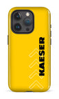iPhone 15 Pro Tough Kaeser Flèches Jaune -