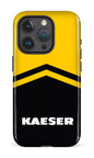 iPhone 15 Pro Tough Kaeser Noir et Jaune -
