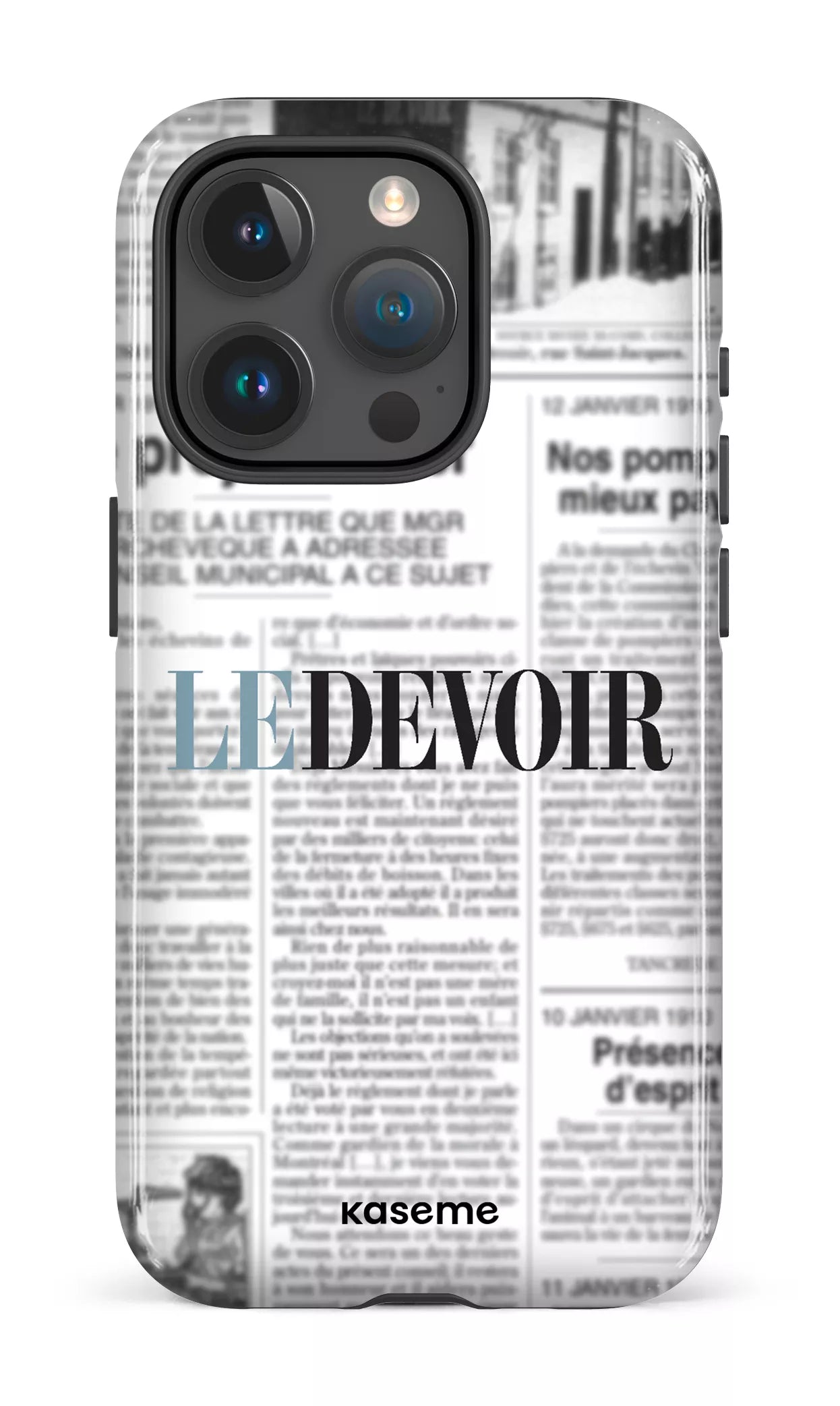 iPhone 15 Pro Tough Le Devoir Journal -