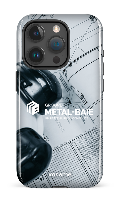 iPhone 15 Pro Tough Le plan par Métal-Baie -
