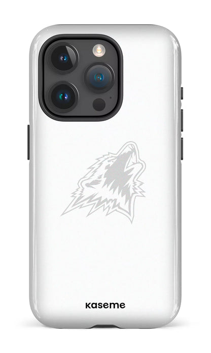 iPhone 15 Pro Tough Les Huskies Blanc -