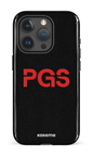 iPhone 15 Pro Tough PGS Noir&Rouge -