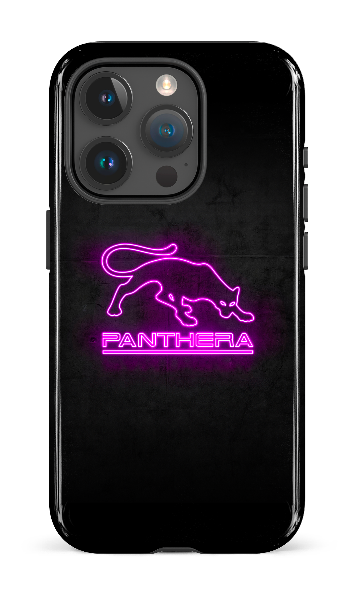 iPhone 15 Pro Tough Panthera Logo Neon -