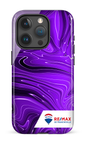 iPhone 15 Pro Tough Peinture marbrée sombre violette de Francheville -