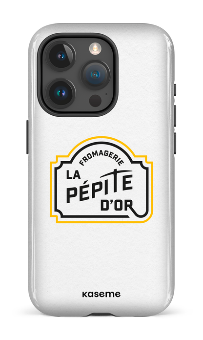 iPhone 15 Pro Tough Pépite Blanc -