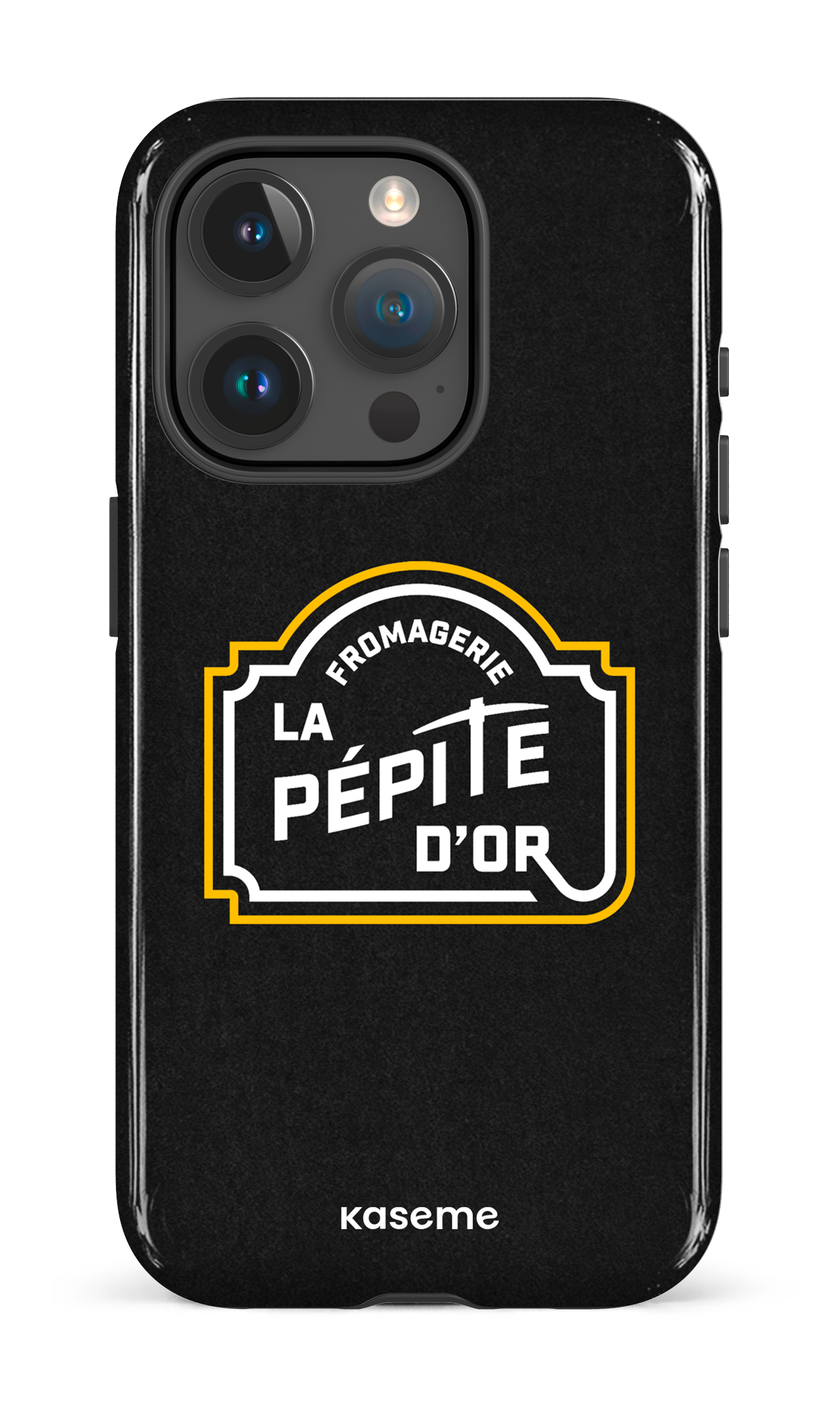 iPhone 15 Pro Tough Pépite Noir -