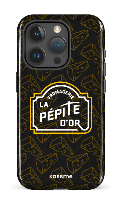 iPhone 15 Pro Tough Pépite x Fromages Noir -