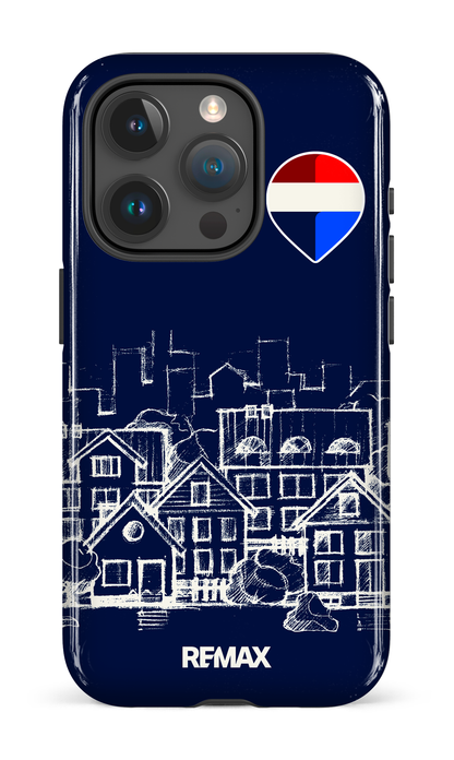 iPhone 15 Pro Tough Remax Sketch Bleu -