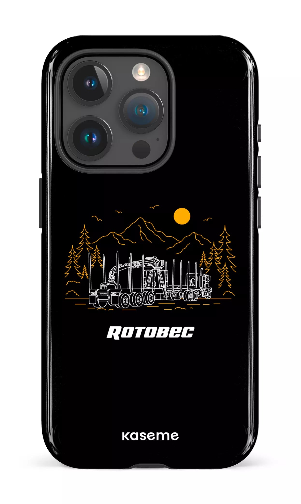 iPhone 15 Pro Tough Rotobec Noir -