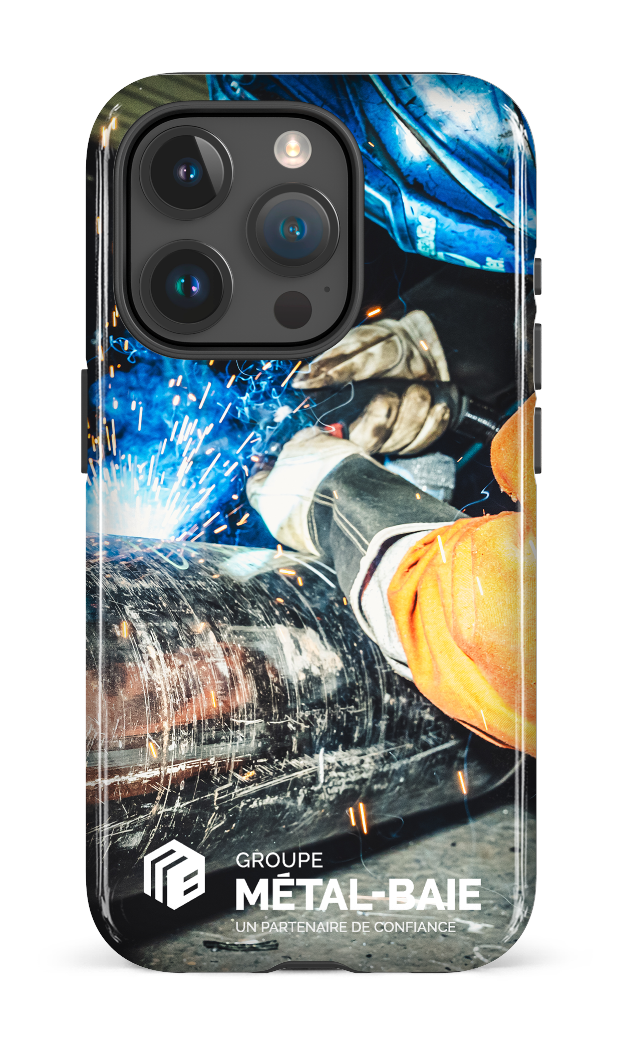 iPhone 15 Pro Tough Soudure par Métal-Baie -