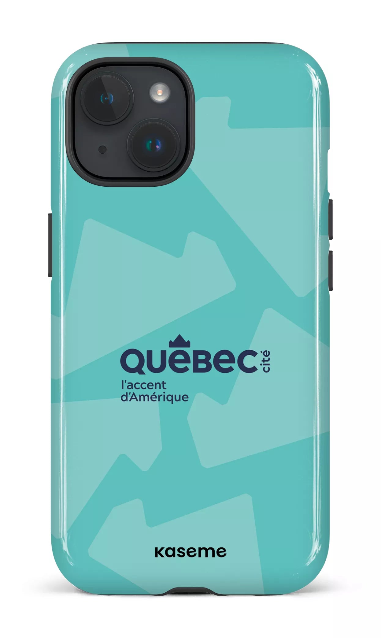 iPhone 15 Tough (Gloss) Accent fleuve -