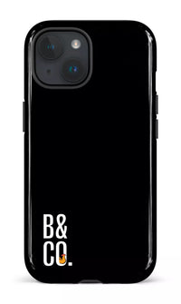 iPhone 15 Tough (Gloss) B&Co Noir -