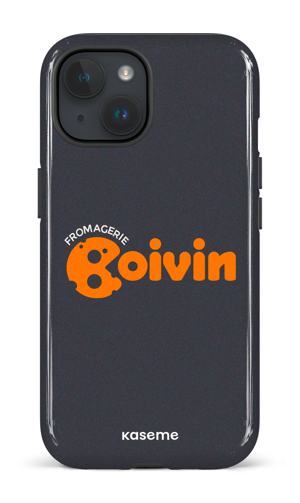 iPhone 15 Tough (Gloss) Boivin Gris -