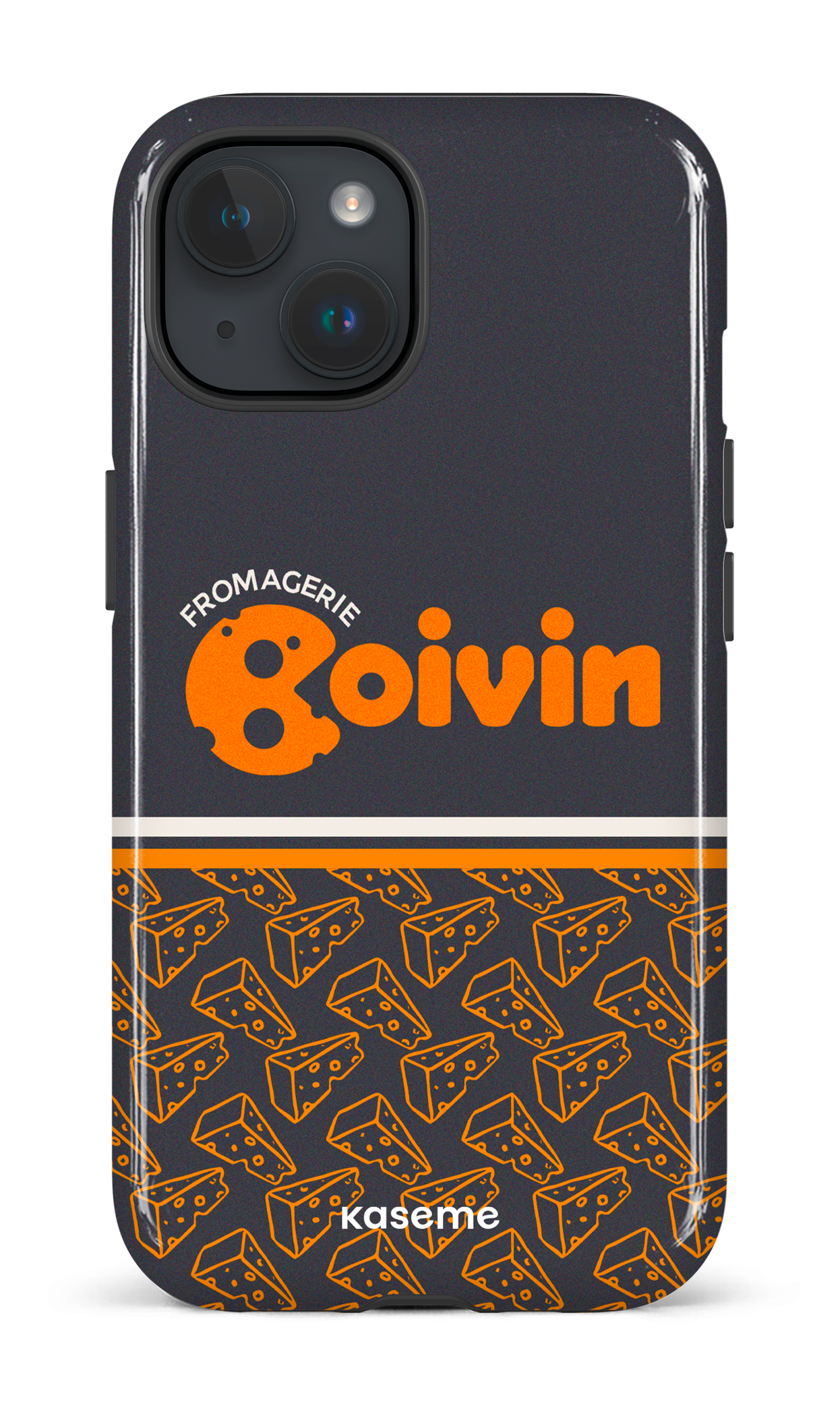 iPhone 15 Tough (Gloss) Boivin Gris x Fromages -