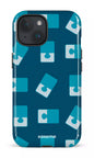 iPhone 15 Tough (Gloss) Casse-tête Bleu -