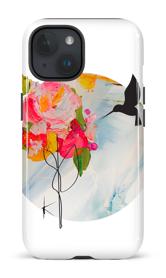 iPhone 15 Tough (Gloss) Colibri par Kristine Girard -