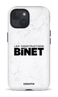 iPhone 15 Tough (Gloss) Constructions Binet Marbre -