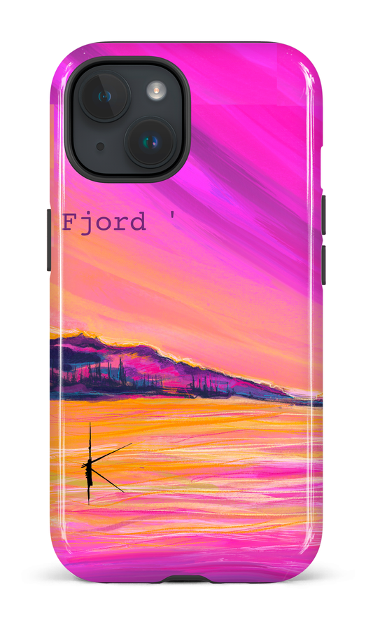 iPhone 15 Tough (Gloss) Fjord par Kristine Girard -
