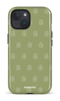 iPhone 15 Tough (Gloss) Flordeco motif sauge -