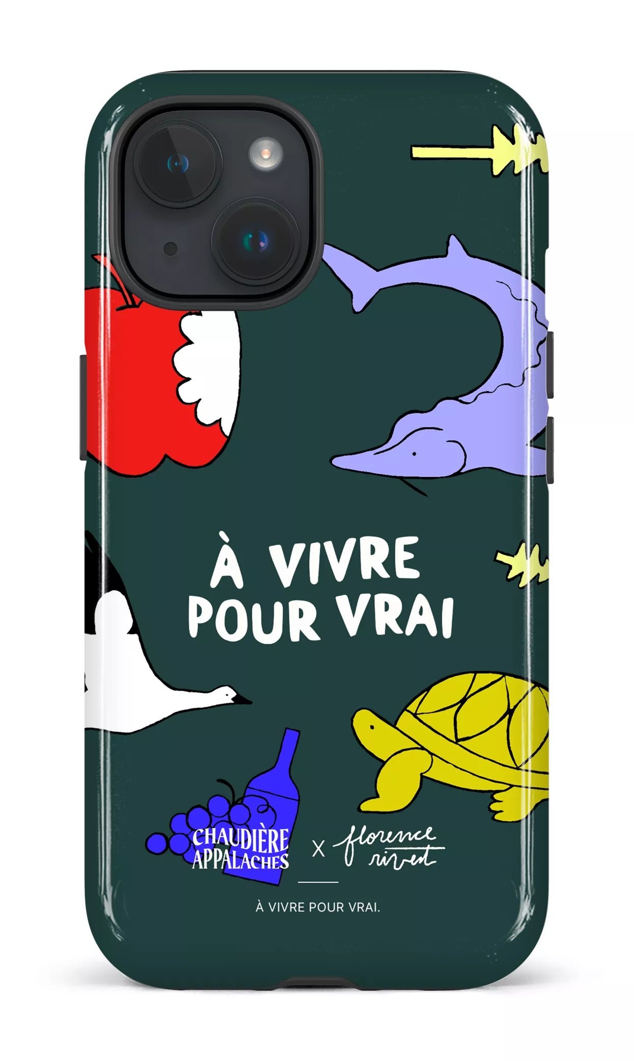 iPhone 15 Tough (Gloss) Fragments de Chaudière-Appalaches par TCA -