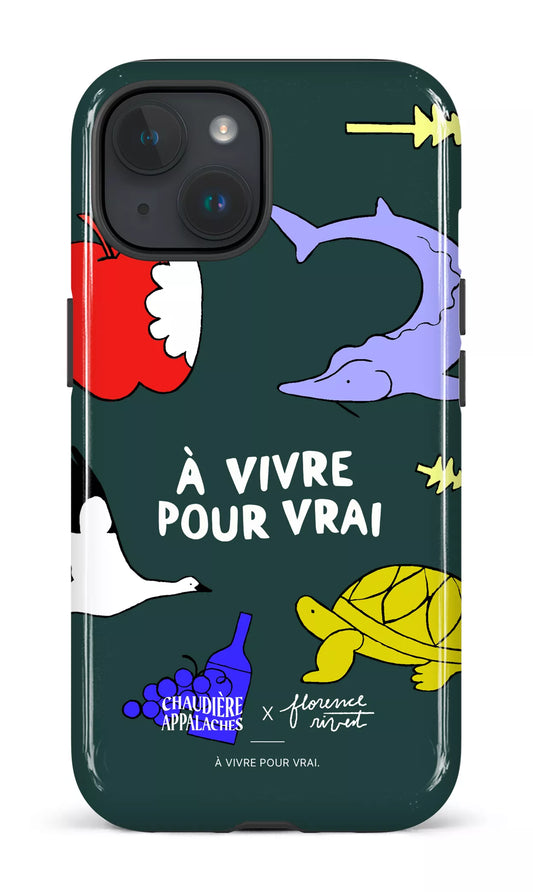 iPhone 15 Tough (Gloss) Fragments de Chaudière-Appalaches par TCA -