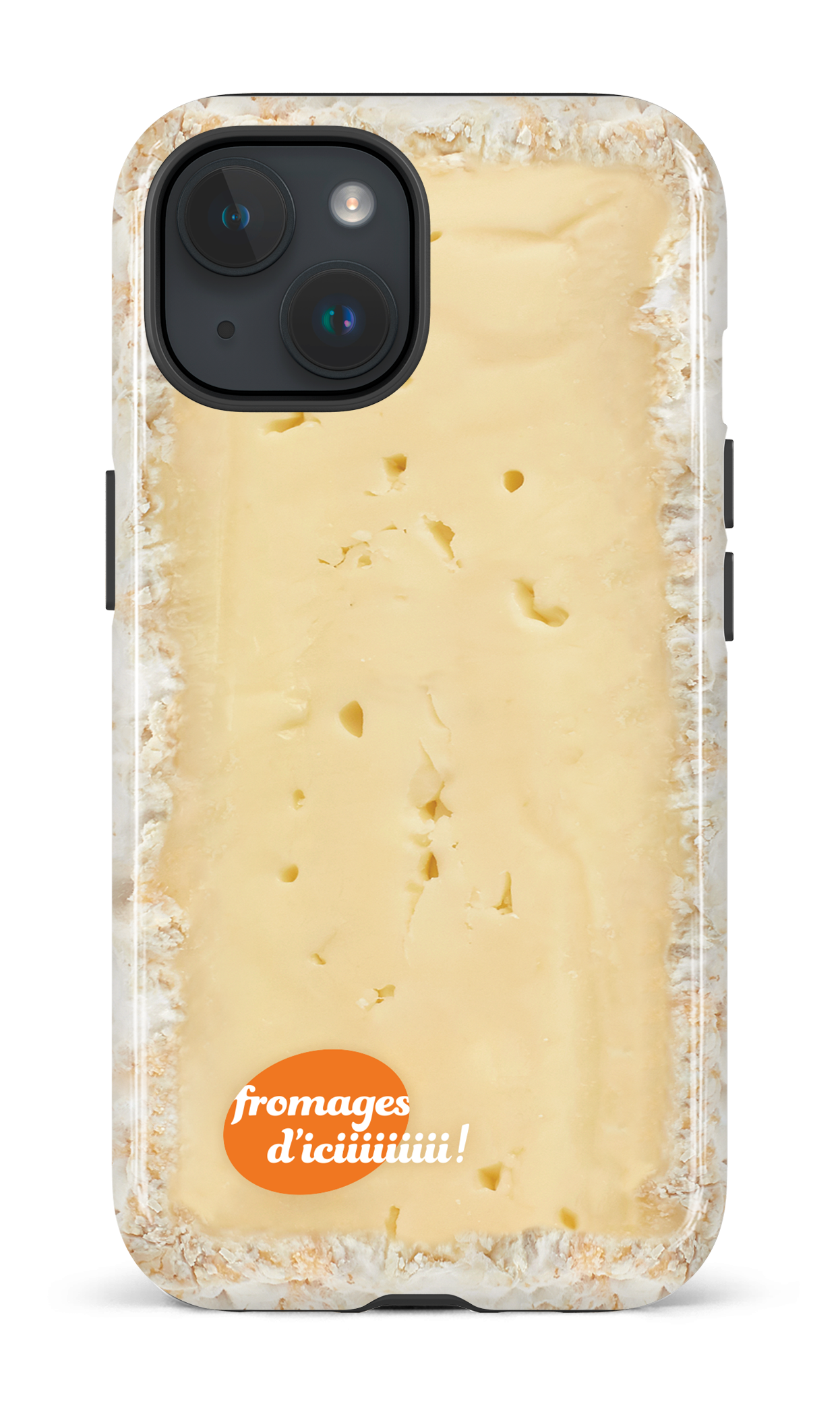 iPhone 15 Tough (Gloss) Fromage Brie Logo -