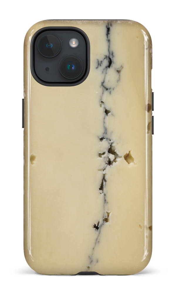 iPhone 15 Tough (Gloss) Fromage Cendré -
