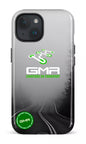 iPhone 15 Tough (Gloss) GMR Route Noir et Blanc -