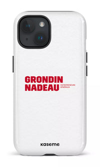 iPhone 15 Tough (Gloss) GN Blanc -