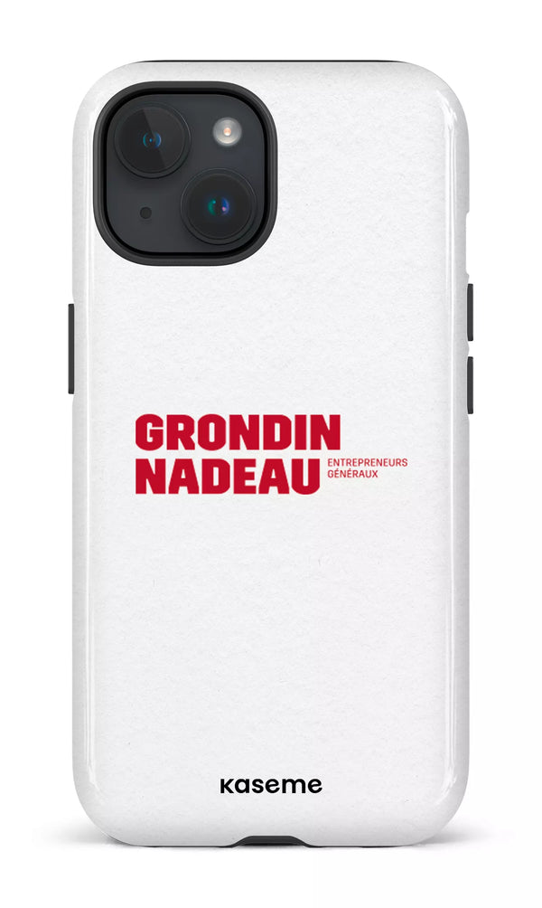 iPhone 15 Tough (Gloss) GN Blanc -