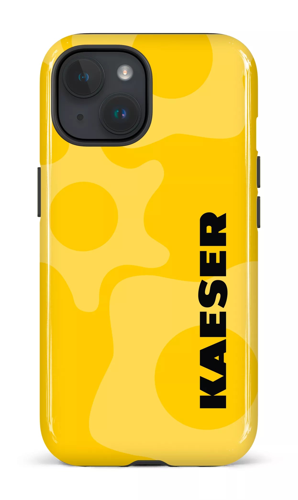 iPhone 15 Tough (Gloss) Kaeser Gear Jaune -
