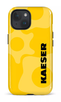 iPhone 15 Tough (Gloss) Kaeser Gear Jaune -