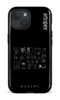iPhone 15 Tough (Gloss) L'essentiel noir par Artopex -