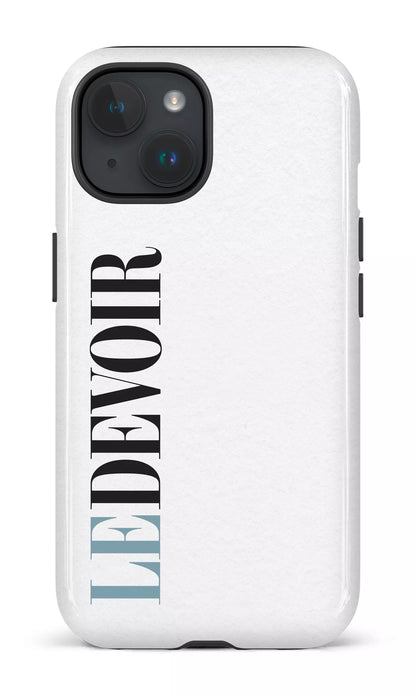 iPhone 15 Tough (Gloss) Le Devoir Blanc -