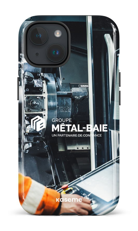 iPhone 15 Tough (Gloss) Le machinage par Métal-Baie -