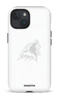 iPhone 15 Tough (Gloss) Les Huskies Blanc -