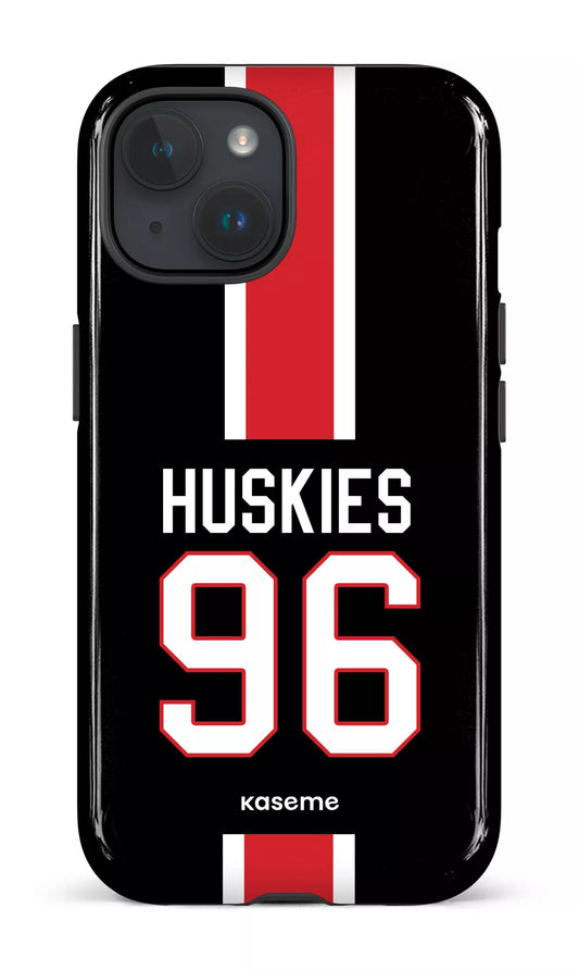 iPhone 15 Tough (Gloss) Les Huskies Numéro -