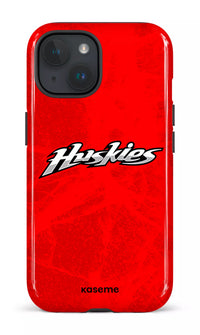 iPhone 15 Tough (Gloss) Les Huskies Rouge -