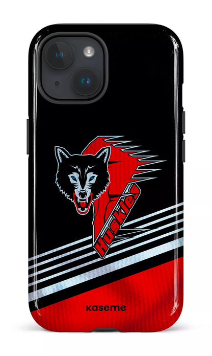 iPhone 15 Tough (Gloss) Les Huskies Vintage -