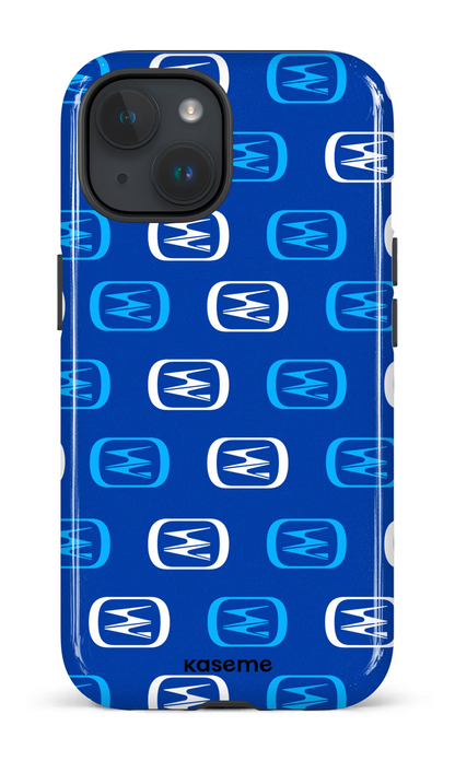 iPhone 15 Tough (Gloss) Logos bleu Westrock -