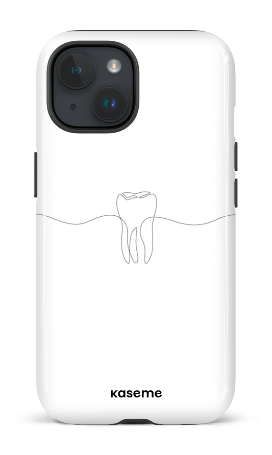 iPhone 15 Tough (Gloss) MD Blanc -